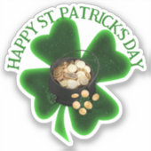 Sticker Pot of Gold St. Patrick's Day (Recto)