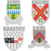Sticker Poteaux de comté d'Irlande Série 13-16 (Devant)