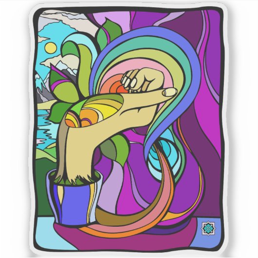 Sticker Potentiel racine (Devant)