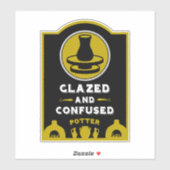 Sticker Poterie de studio en céramique (Feuille)