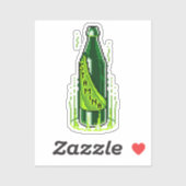 Sticker Potion Pixel Art Beer Stamina (Feuille)