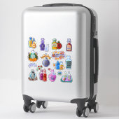 Sticker Potions Magiques | Planche d'autocollants (Sur valise)