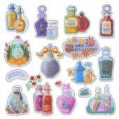 Sticker Potions Magiques | Planche d'autocollants (Devant)
