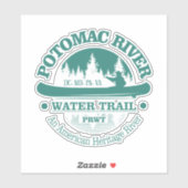 Sticker Potomac River WT (canot) (Feuille)