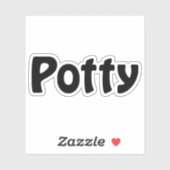 Sticker Potty (Feuille)