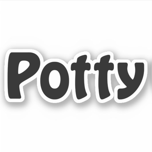 Sticker Potty (Devant)