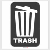 Sticker Poubelle (Feuille)