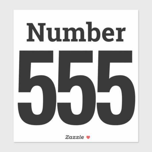 Sticker Poubelle Roue Numéro de boîte jusqu'à trois chiffr (Feuille)