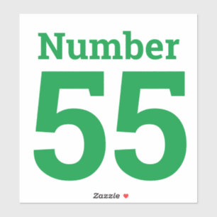 Sticker Poubelle Roue Numéro de la Corbeille jusqu'à deux