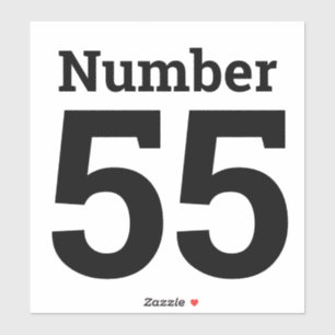 Sticker Poubelle Roue Numéro de la Corbeille jusqu'à deux 