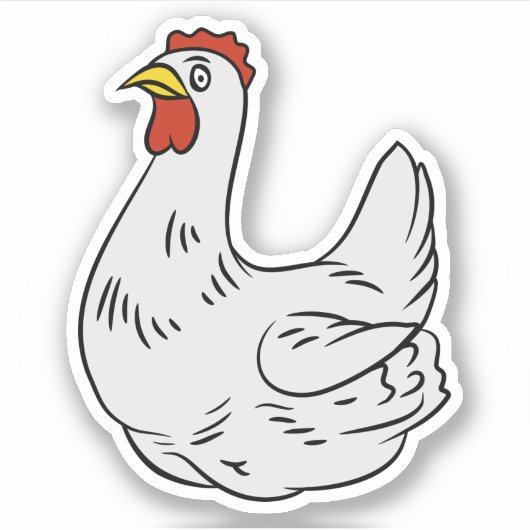 Sticker Poulet (Devant)