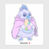 Sticker Poulet Mignon (Feuille)