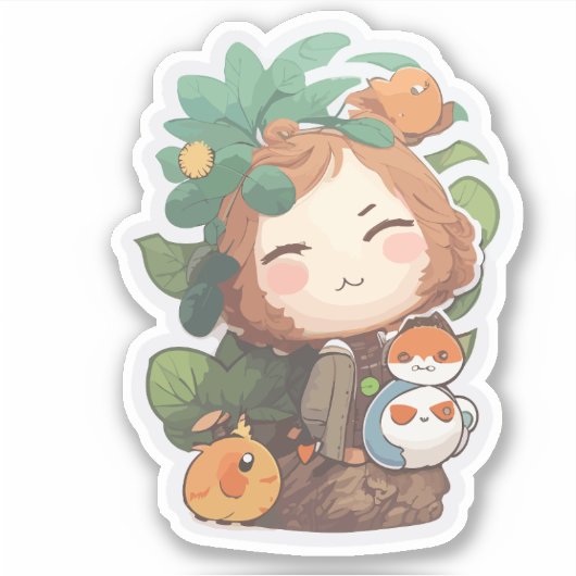 Sticker poupée (Devant)