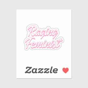 Sticker Poupée féministe en colère