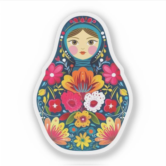 Sticker Poupée Matryoshka (Devant)