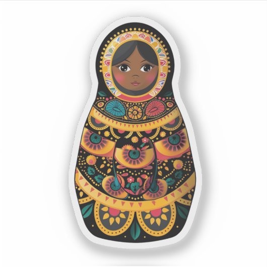 Sticker Poupée Matryoshka (Devant)
