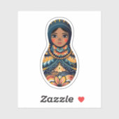 Sticker Poupée Matryoshka (Feuille)
