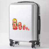 Sticker Poupées russes Matryoshka (Sur valise)