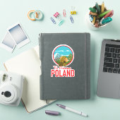 Sticker Pour Adventure Pologne logo Travel (Couverture iPad)