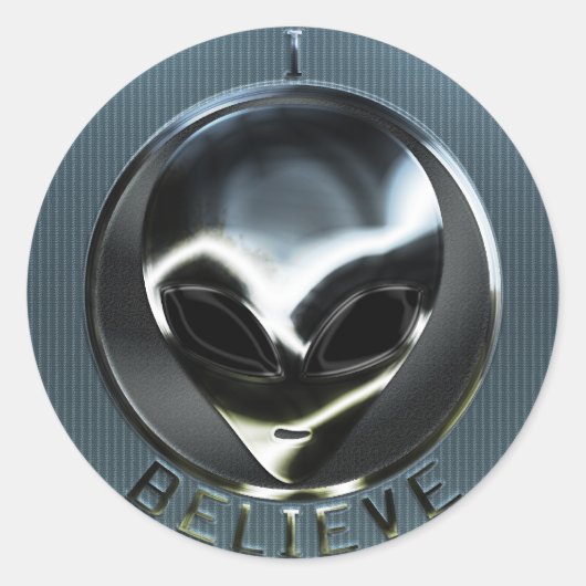 Sticker pour Alien métallique 05 (Devant)