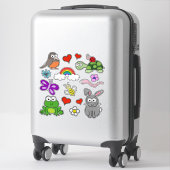 Sticker pour animaux de printemps mignon (Sur valise)
