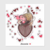 Sticker pour attraper le poulet (Feuille)