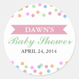 Sticker pour Baby shower d'arrosage