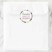 Sticker pour Baby shower de Feuilles tropicaux prê (Sac)