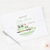 Sticker pour Baby shower de hibou / Étiquette | Gr (Enveloppe)