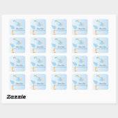 Sticker pour Baby shower de provisions spécial gar (Feuille)