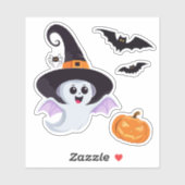 Sticker pour Baby shower en vinyle coupé sur mesur (Feuille)