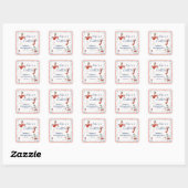 Sticker pour bachelorette au homard (Feuille)