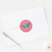 Sticker pour baleine amusante - animal marin migno (Enveloppe)