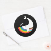 Sticker pour baleine de Pride NB (Enveloppe)