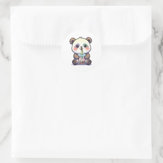 sticker pour bébé panda (Sac)