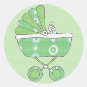 Sticker pour bébé vert