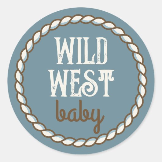 Sticker pour bébé Wild West (Devant)