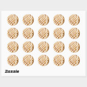 Sticker pour biscuits au beurre d'arachide (Feuille)
