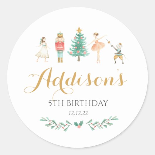 Sticker pour biscuits, Sticker pour fée de prune d (Devant)