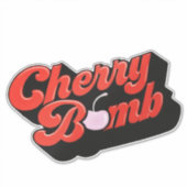 Sticker pour bombe cerise (Devant)
