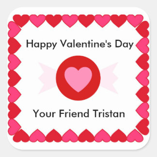 Sticker pour bonbons de la Saint-Valentin