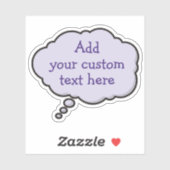 Sticker pour bulle vocale couleur (Feuille)