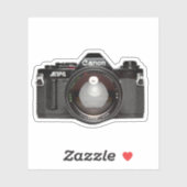 Sticker pour caméra vintage (Feuille)