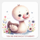 Sticker pour canard adorable pour enfants (Devant)