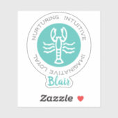 Sticker pour cancer (Feuille)