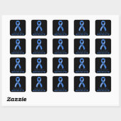 Sticker pour Carré blanc de Thyroid Disease Advoca (Feuille)