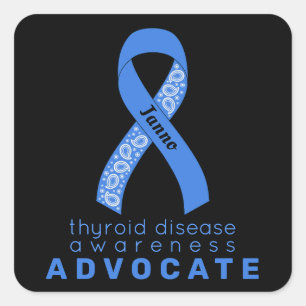 Sticker pour Carré blanc de Thyroid Disease Advoca