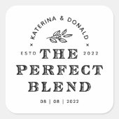 Sticker pour Carré Mariage de fusion parfait (Devant)