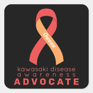 Sticker pour Carré noir de Kawasaki Disease Advoca