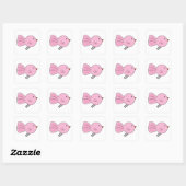 Sticker pour Carré petit rose (Feuille)
